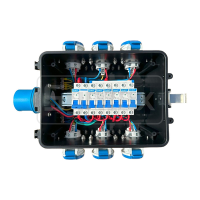 Syntax MP12 Single Phase 32AMP Portable Distribution Box With 16 AMP Socket Outlet IP44 Waterproof