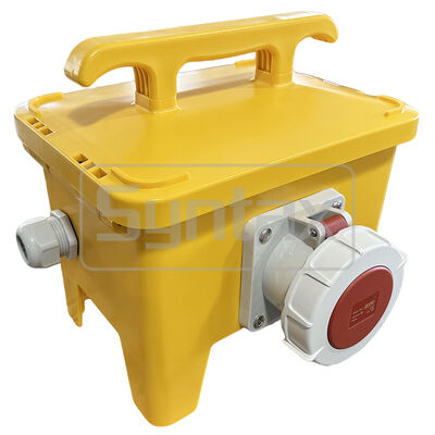 Syntax MP12 Portable Power Distribution Boards 63amp 3 Phase 400V Fused 300*230*287mm