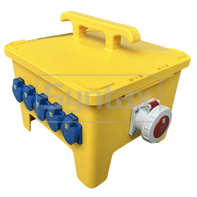 Syntax MP24 IP67 Waterproof Portable Power Distribution Boards 63A Three phase 400v 37*34*33CM