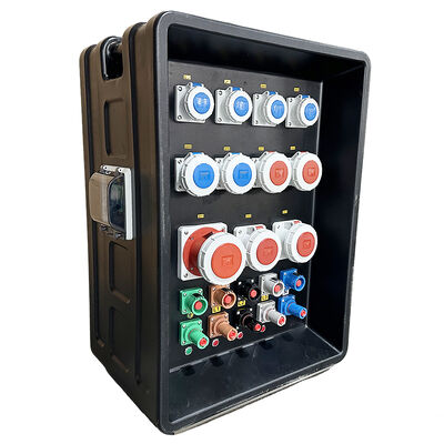 IP67 Waterproof 400AMP HDPE Portable Power Distribution Box with Wheels for FIFA Sporting Events