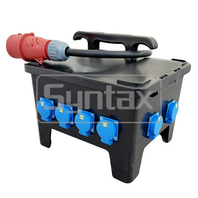 Syntax MP24 IP67 Waterproof Portable Power Distribution Unit 32A/5P with Polycarbonate Resin Construction