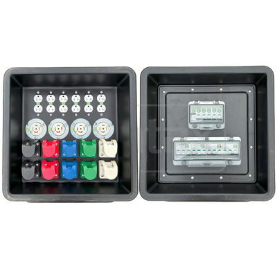 Syntax MD1 Driefasige 400A HDPE draagbare distributie doos IP67 met UL-lijst Nema Sockets 430x380x460mm