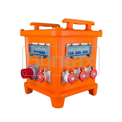Syntax MK2 Draagbare stroomdistributiebox 125A 3PH 400v Waterdichte HDPE Distro Box 46*46*55CM